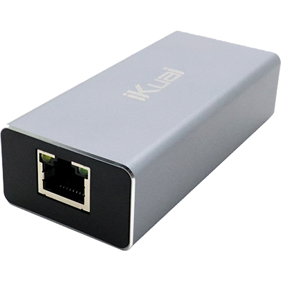 RJ45转Type-C网络转换器 IK-KM1C-POE